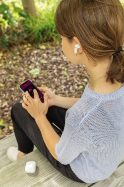 Logotrade corporate gifts photo of: TWS earbuds in UV-C sterilising charging case